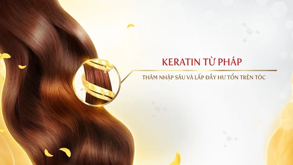 Dầu gội Enchanteur chứa Keratin giúp phục hồi tóc. Dầu gội Enchanteur chứa Keratin giúp phục hồi tóc.