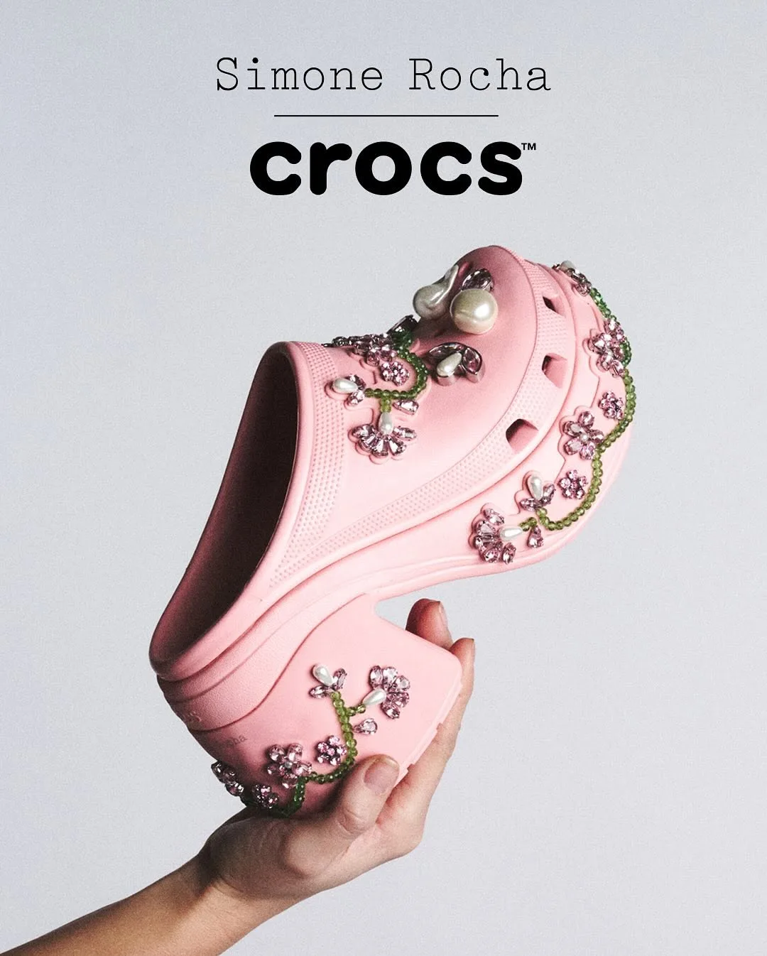 crocs kết hợp Simone Rocha