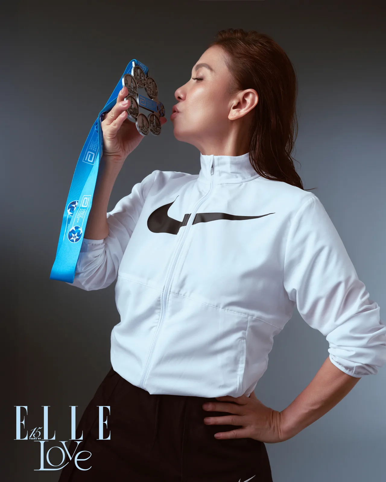 Nguyễn Thị Vân Anh trong bộ hình ELLE Vietnam