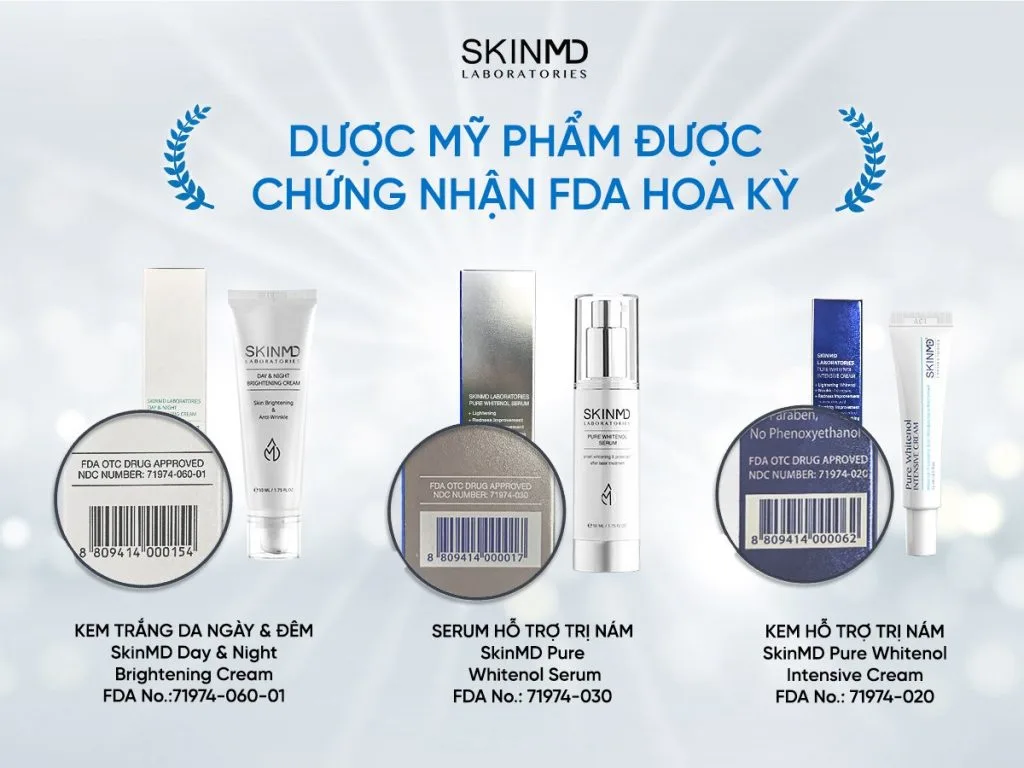 dược mỹ phẩm trị nám da