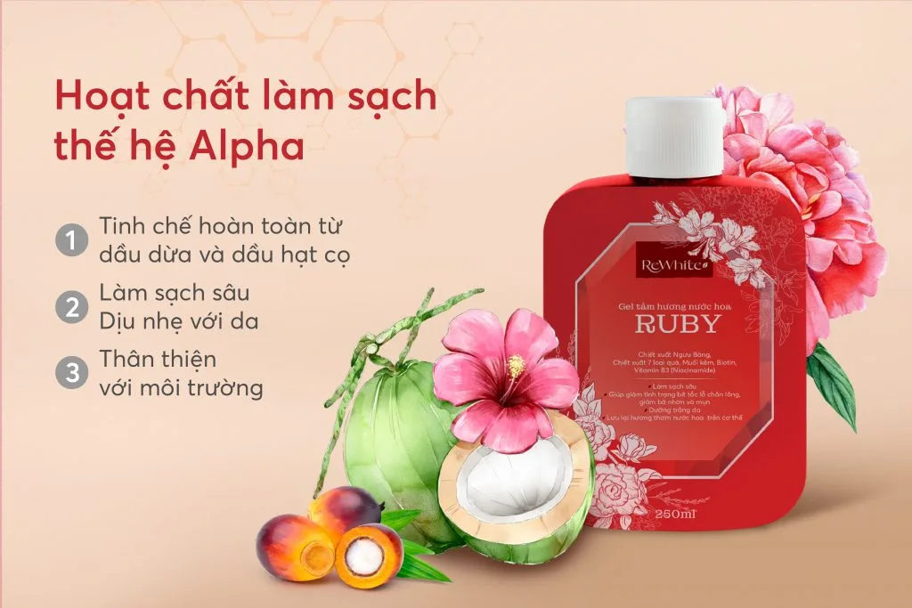 Rewhitez với hoạt chất làm sạch Alpha. Rewhitez với hoạt chất làm sạch Alpha.