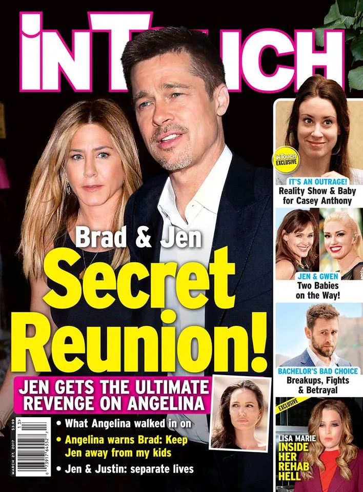 Thực hư tin đồn tái hợp của Brad Pitt và vợ cũ Jenifer Aniston Thực hư tin đồn tái hợp của Brad Pitt và vợ cũ Jenifer Aniston