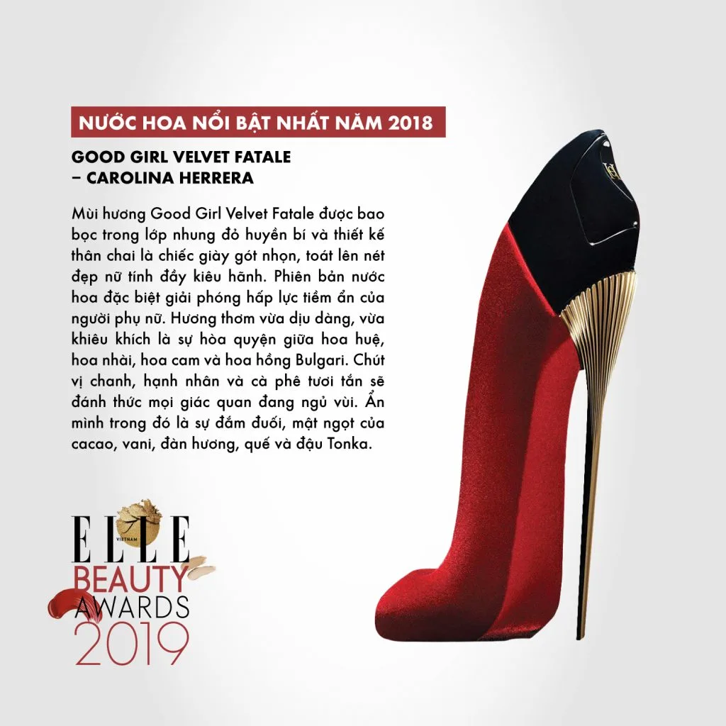 hương nước hoa 09 ELLE Beauty Awards 2019 hương nước hoa 09 ELLE Beauty Awards 2019