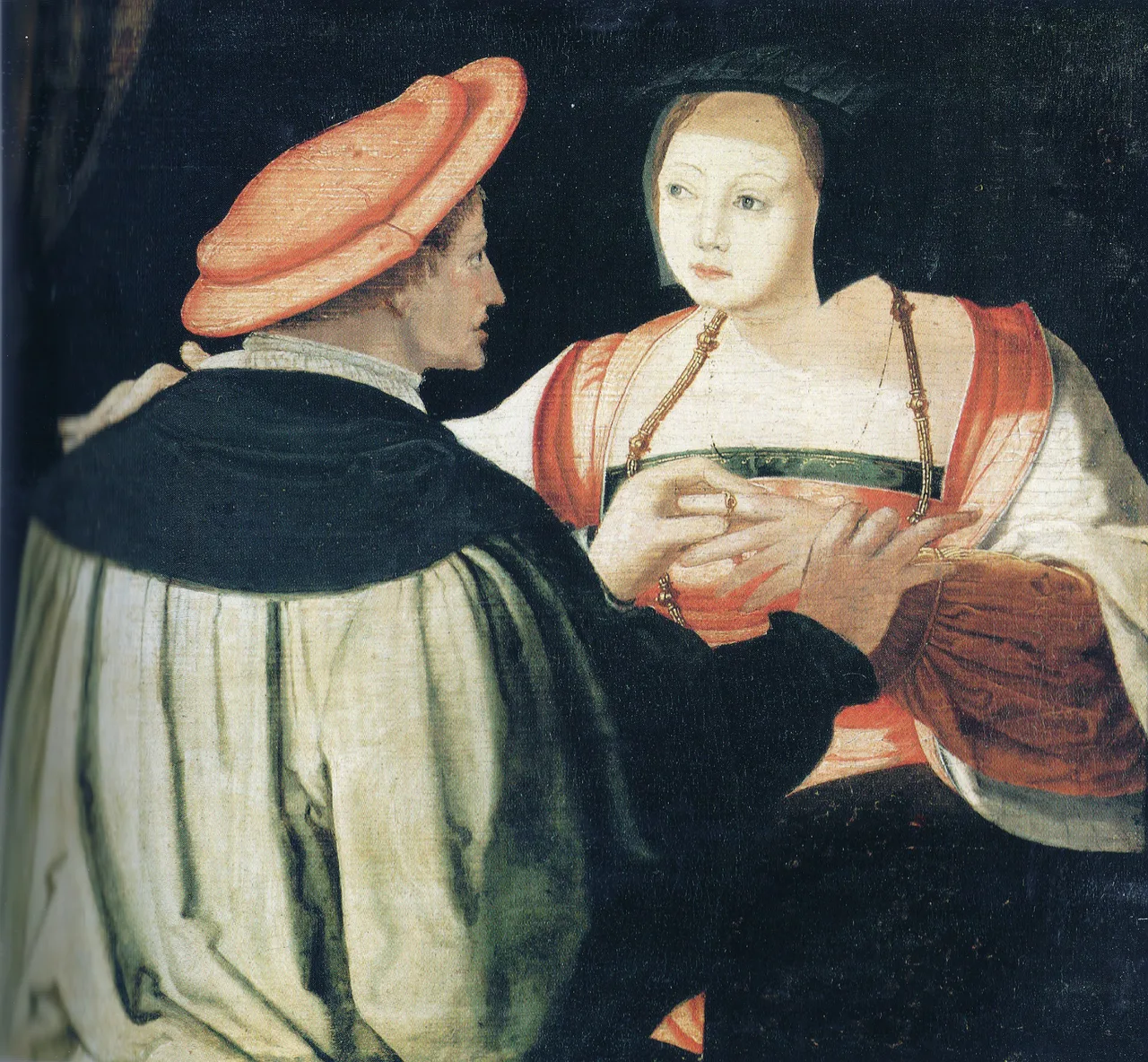 tranh Verlobung của Lucas van Leyden