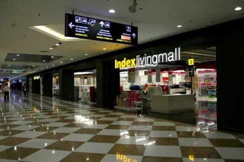 Indext Living Mall Times City là trung tâm nội thất và vật dụng trang trí thứ 2 được mở tại Việt Nam.