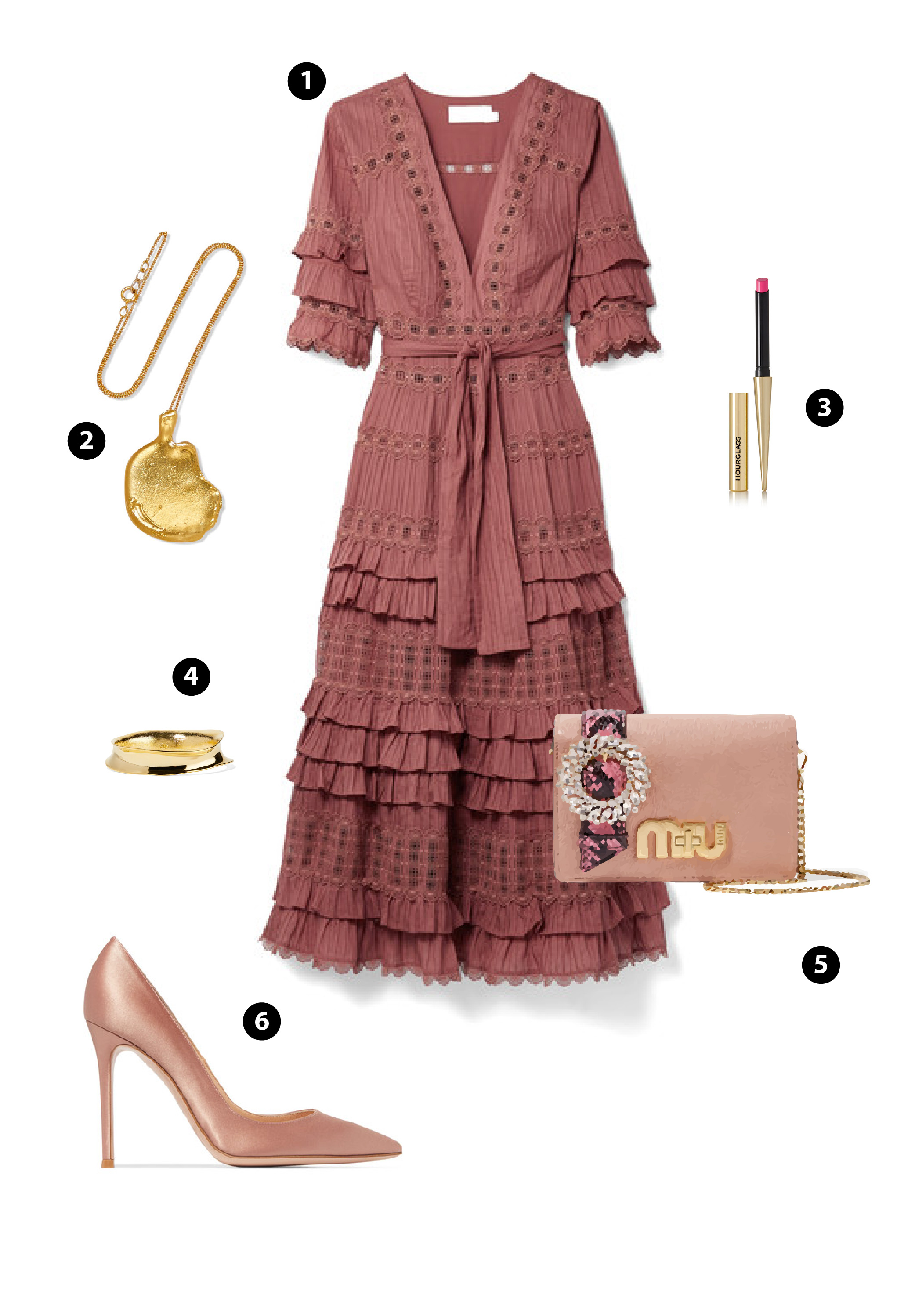 ELLE Style Calendar: Phối đồ màu hồng mùa lễ hội