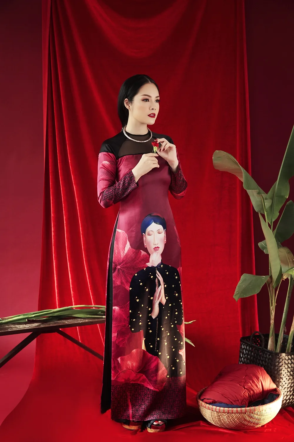 Lựa chọn áo dài Tết dành cho cô nàng nữ tính 17