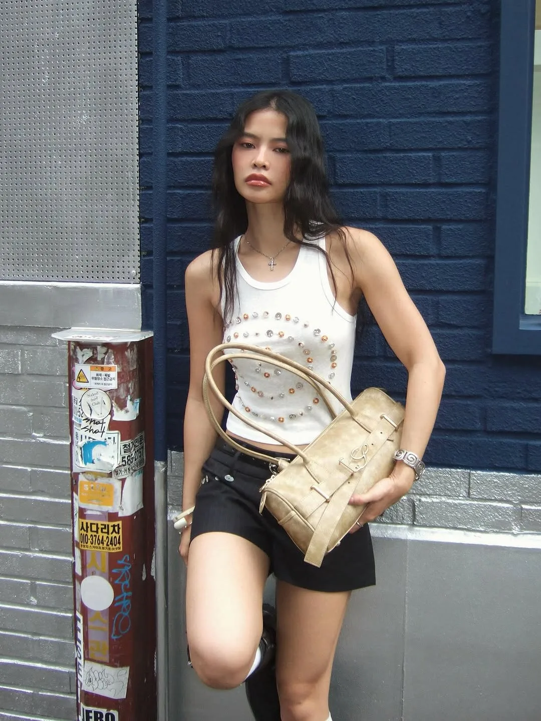 nessnsee tank top phối quần short