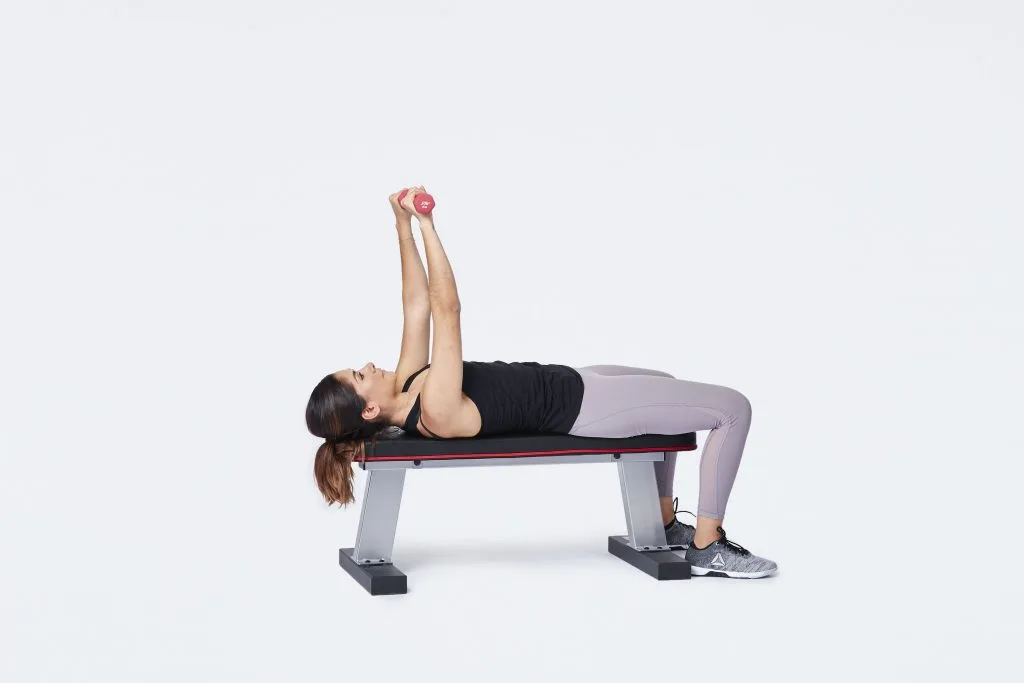 Động tác đẩy tạ đơn Động tác đẩy tạ đơn