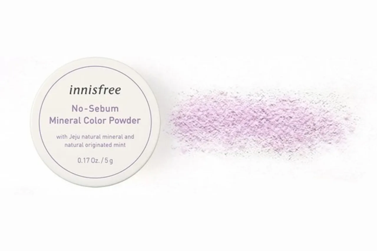 phấn phủ tím Innisfree No Sebum Mineral Powder