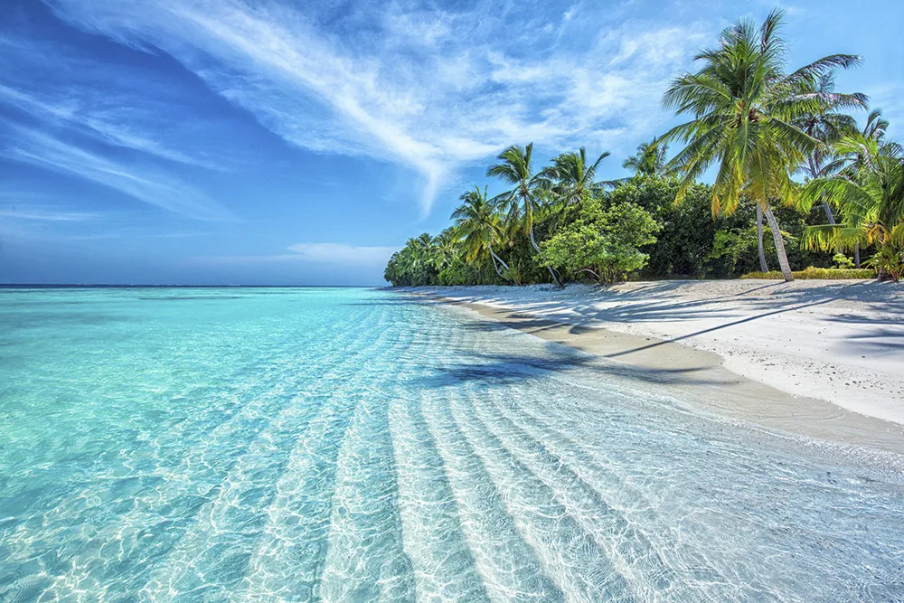 du lịch biển trăng mật maldives