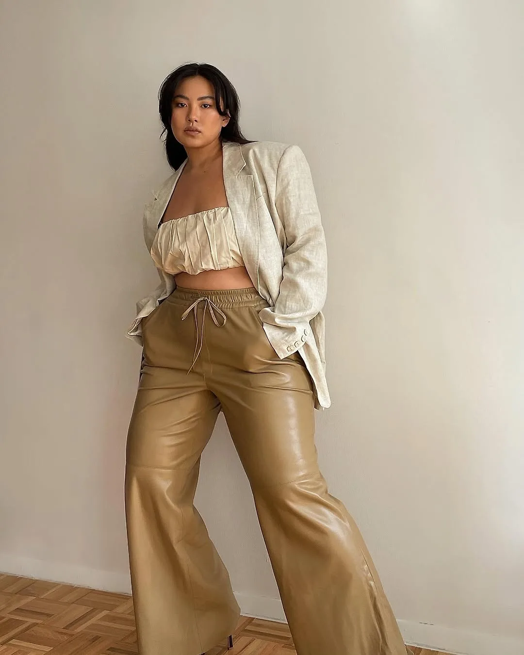 iamsarahkim layering cho chubby girl