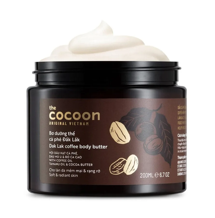 bơ dưỡng thể cocoon cà phê đắk lắk dành cho làn da nhạy cảm bơ dưỡng thể cocoon cà phê đắk lắk dành cho làn da nhạy cảm