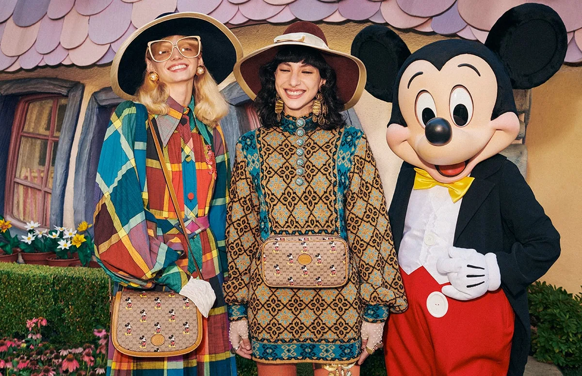 gucci kết hợp cùng hãng hoạt hình disney