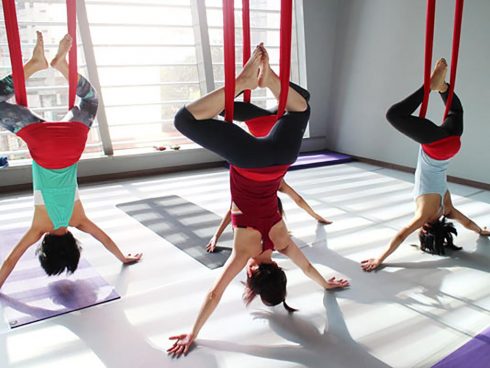 Antigravity Yoga - hay còn gọi là Yoga trên đã có mặt tại Yoga Plus