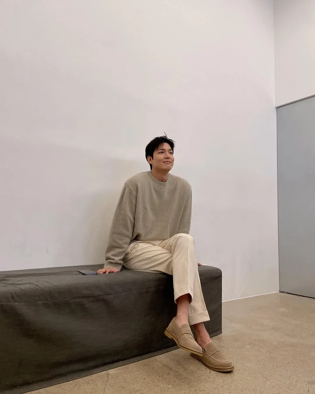 giày lười cho nam màu da