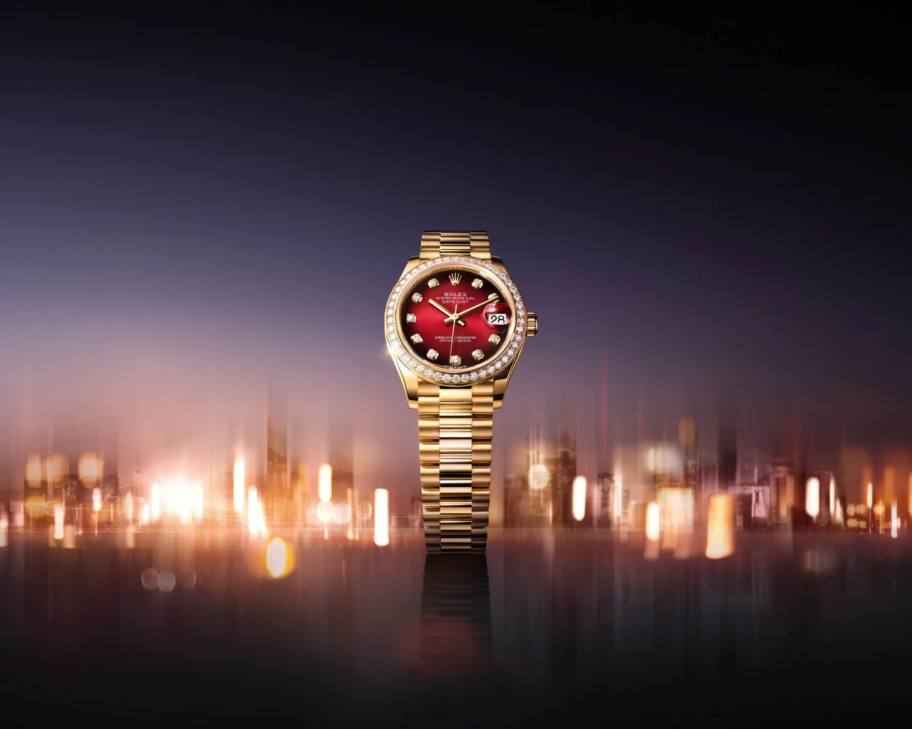 Đồng hồ Rolex Oyster Perpetual Datejust 31 vàng kim 18 ct