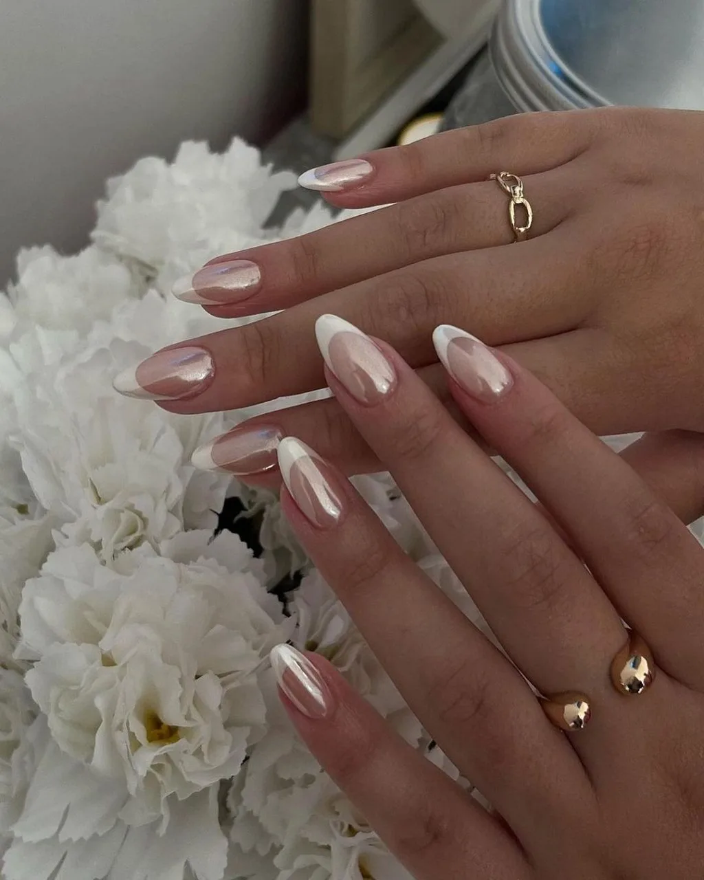 mẫu nail vẽ đầu móng kiểu Pháp