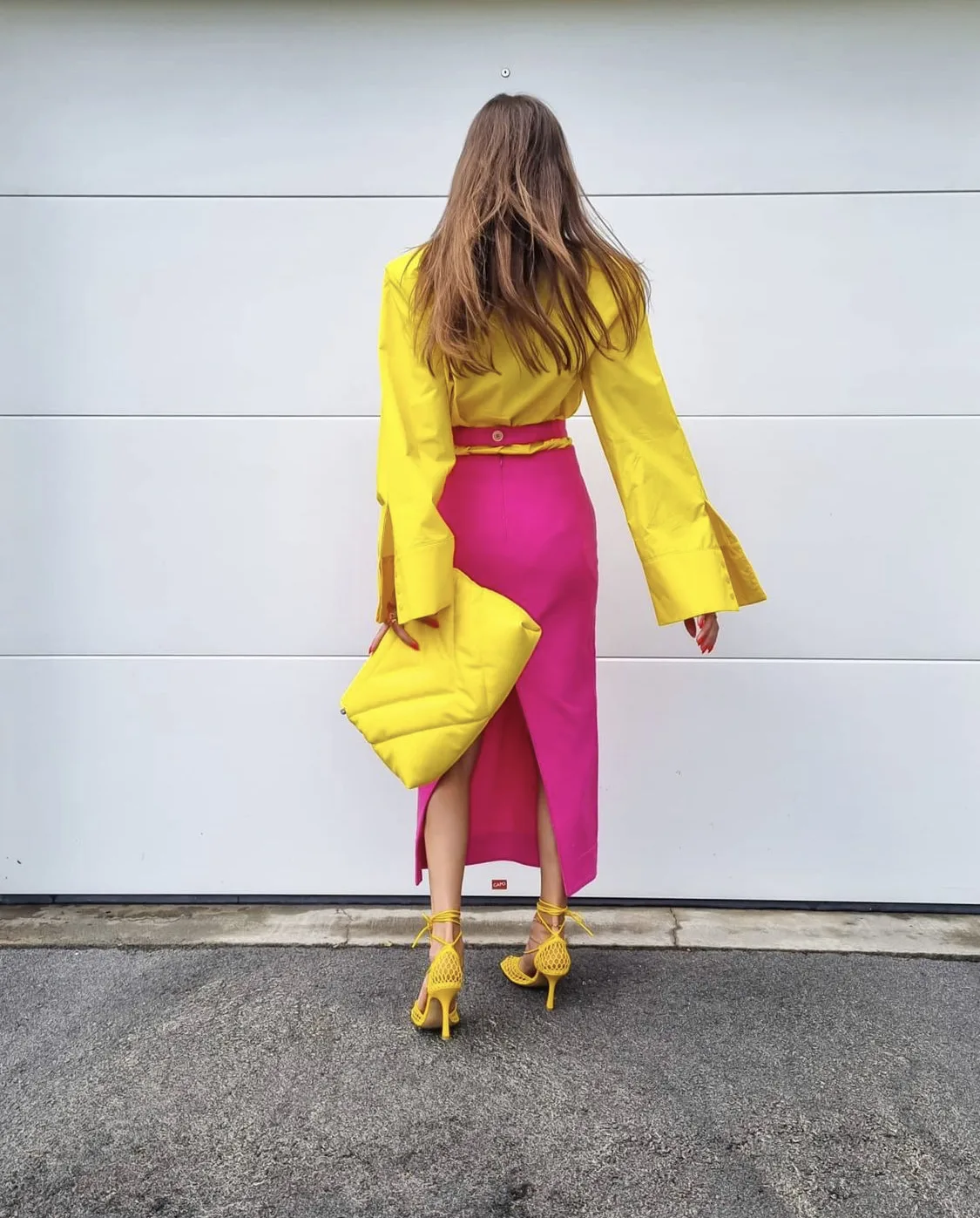 Nina Sandbech colorblocking