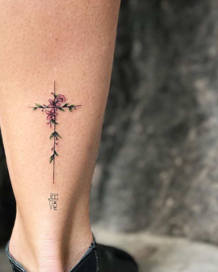 hình xăm hoa_vicnascimentotattoo