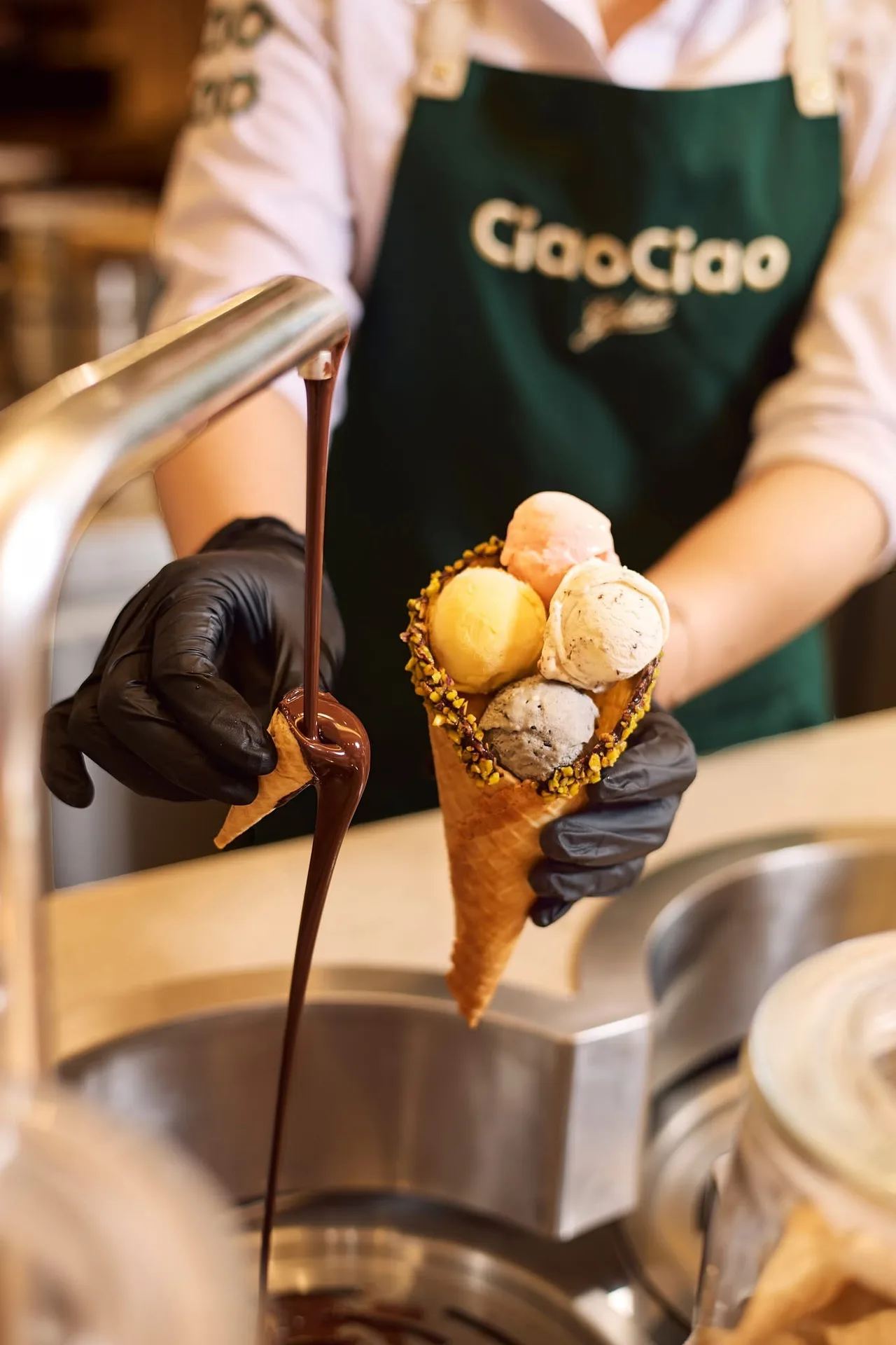 Ciao Ciao Gelato nổi bật tại Sài Gòn.
