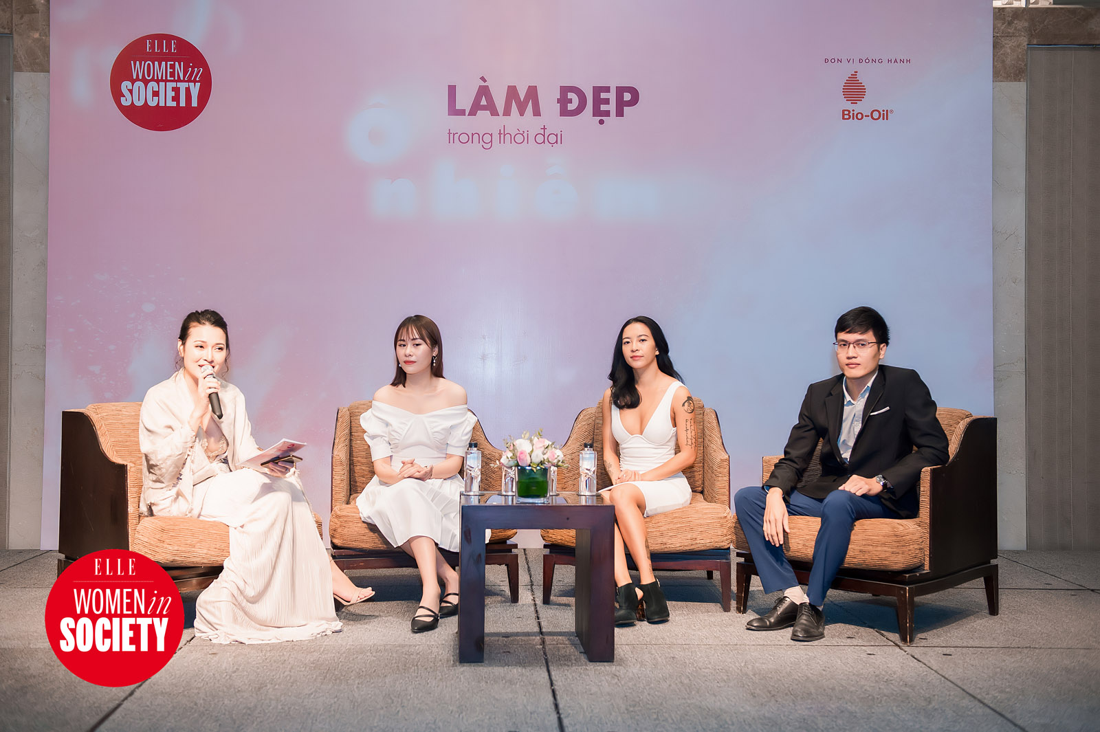 khách mời chia sẻ trong sự kiện elle women in society