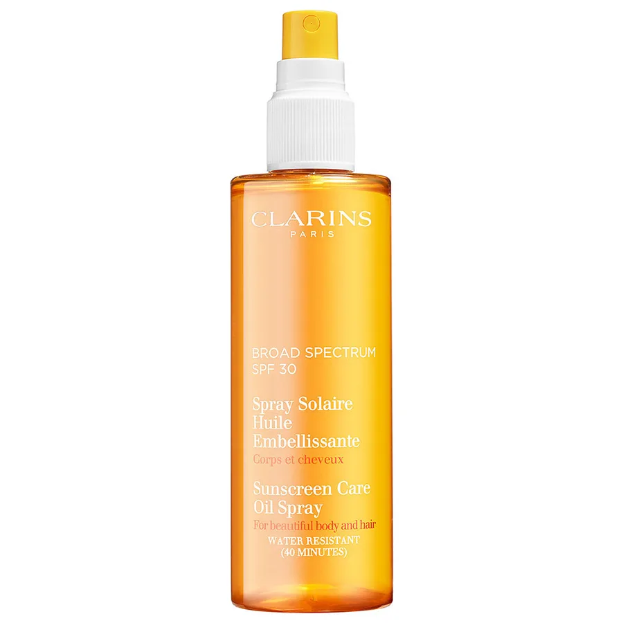 Clarins Sunscreen Care Oil Spray. Clarins Sunscreen Care Oil Spray.