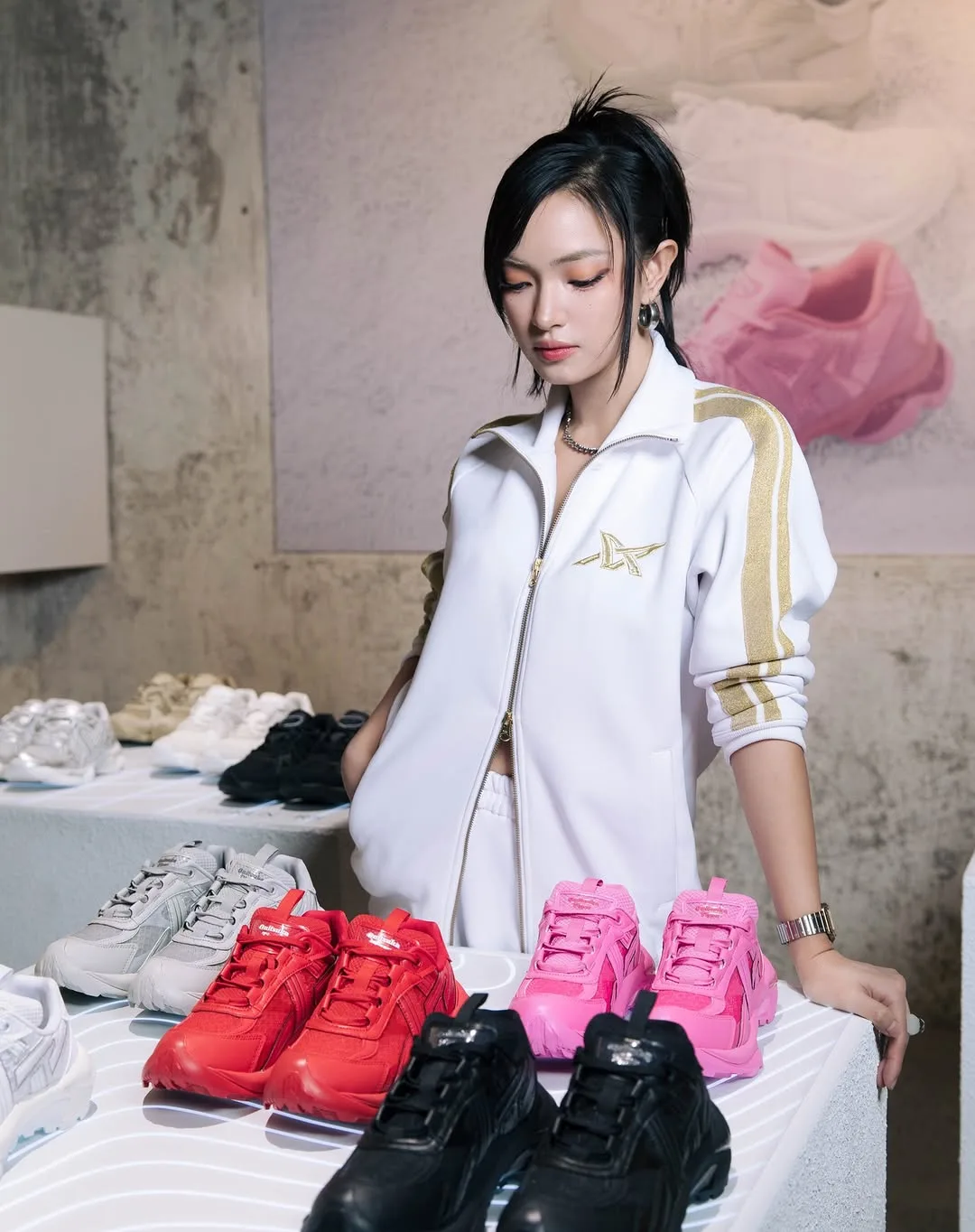 châu bùi tại sự kiện onitsuka tiger