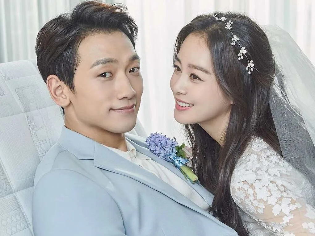 cặp đôi bi rain và kim tae hee