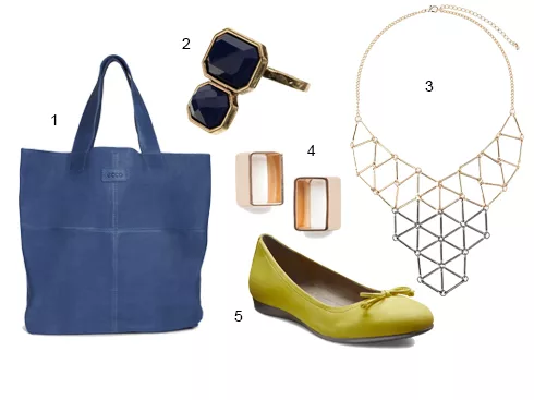 1.Ecco 2.Accessorize 3.Topshop 4.Mango 5.Ecco