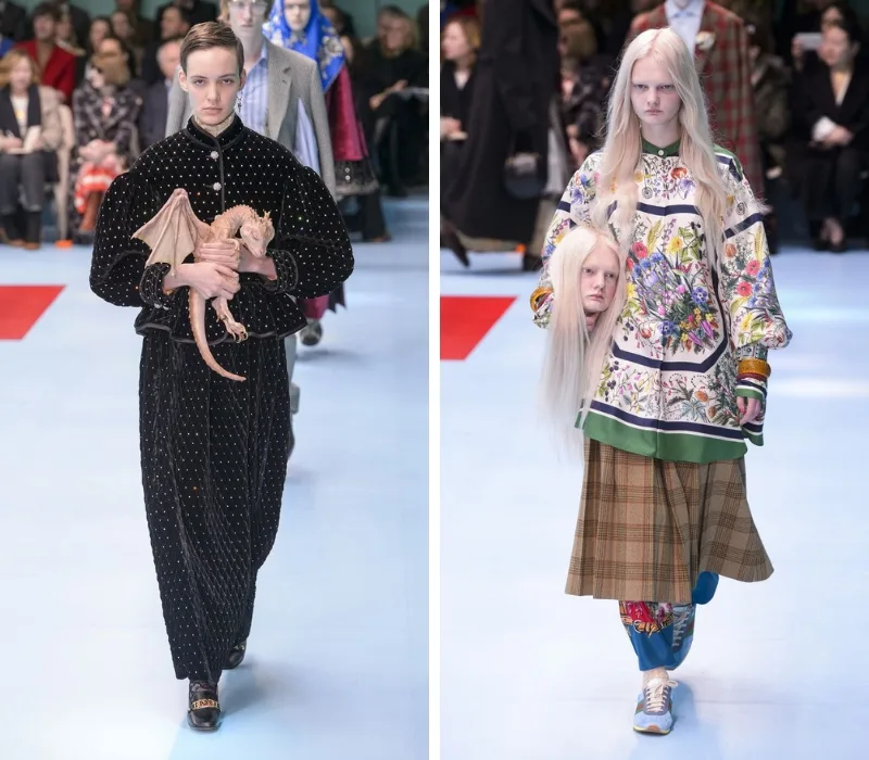 sàn diễn thời trang 2018 Gucci sàn diễn thời trang 2018 Gucci