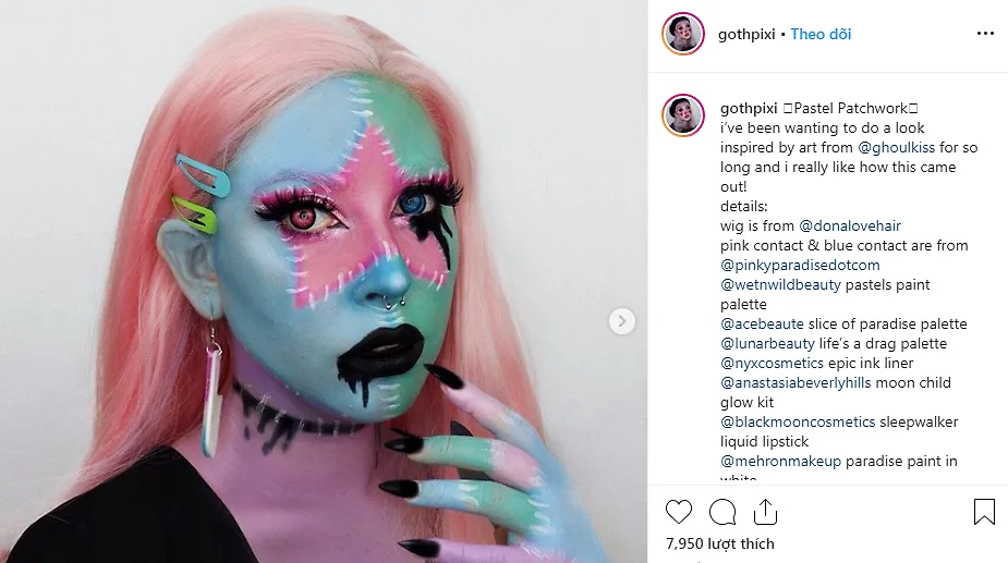 nghệ sĩ trang điểm instagram 11
