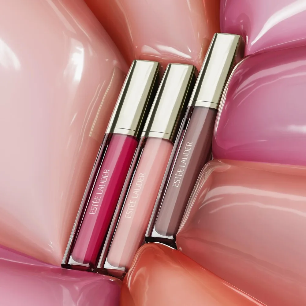 Hình ảnh dòng dầu dưỡng môi Glossy Pout Tinted Lip Oil vừa ra mắt của Estée Lauder.