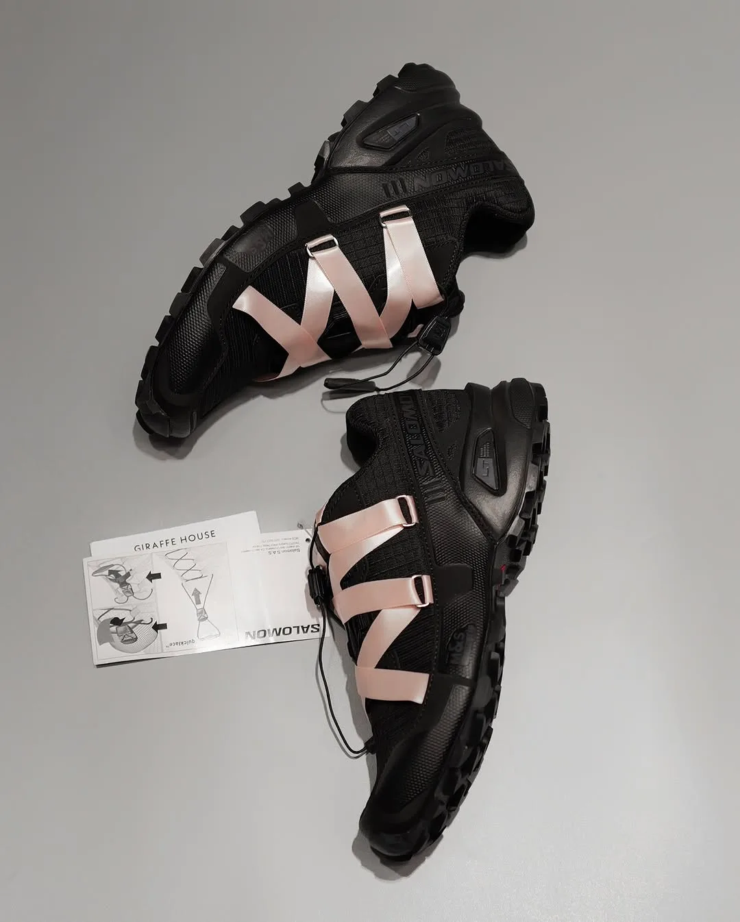 Giày Salomon x Sandy Liang Speedcross 3 Ribbon “Black”