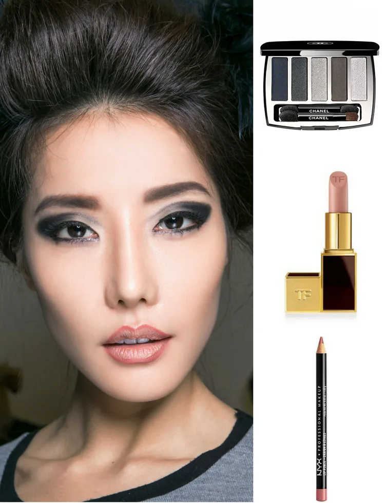Sản phẩm gợi ý: Phấn mắt Chanel, Son lì Tom Ford, chì viền môi NYX