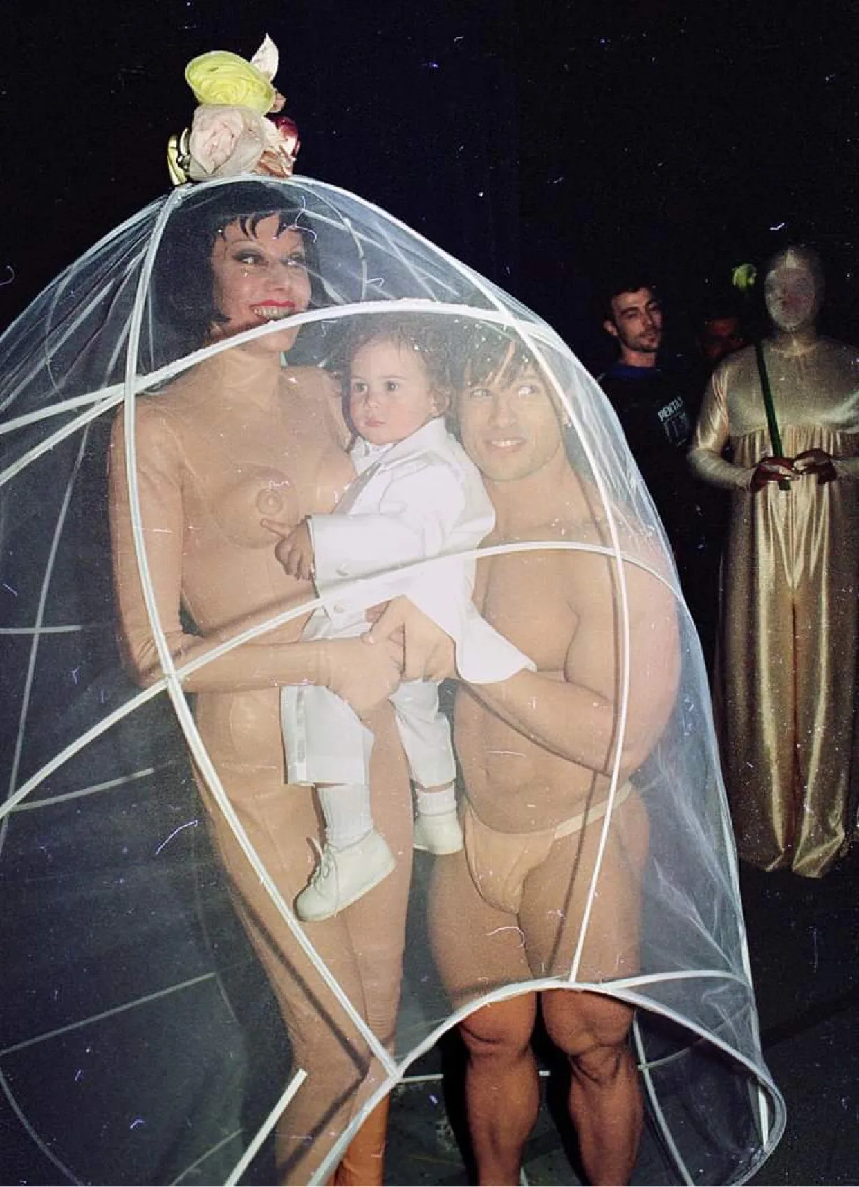 bodysuit màu nude của Susanne Bartsch