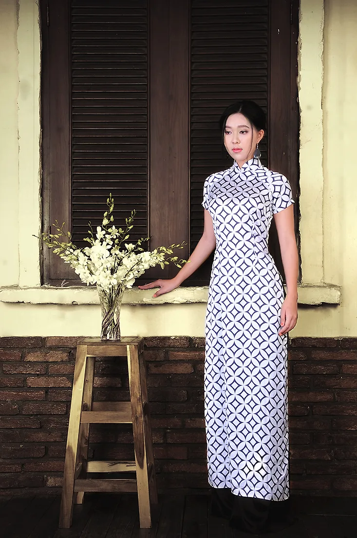 lookbook áo dài Việt