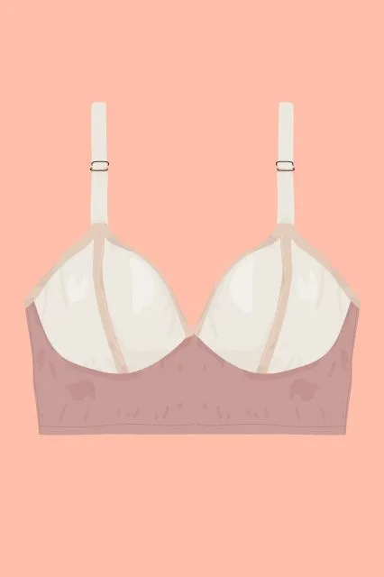 Longline Bra - áo ngực với đai lưng rộng - elle vn