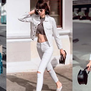 Cách phối hợp quần áo denim từ runway