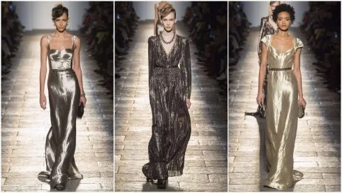Những chiếc váy metallic khép lại BST của Bottega Veneta