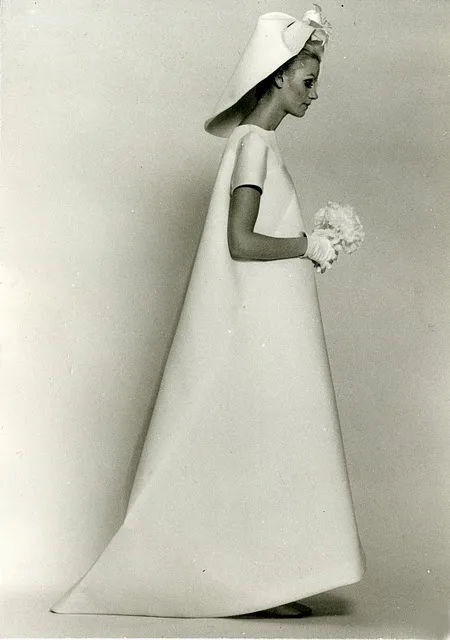 balenciaga wedding dress 1968