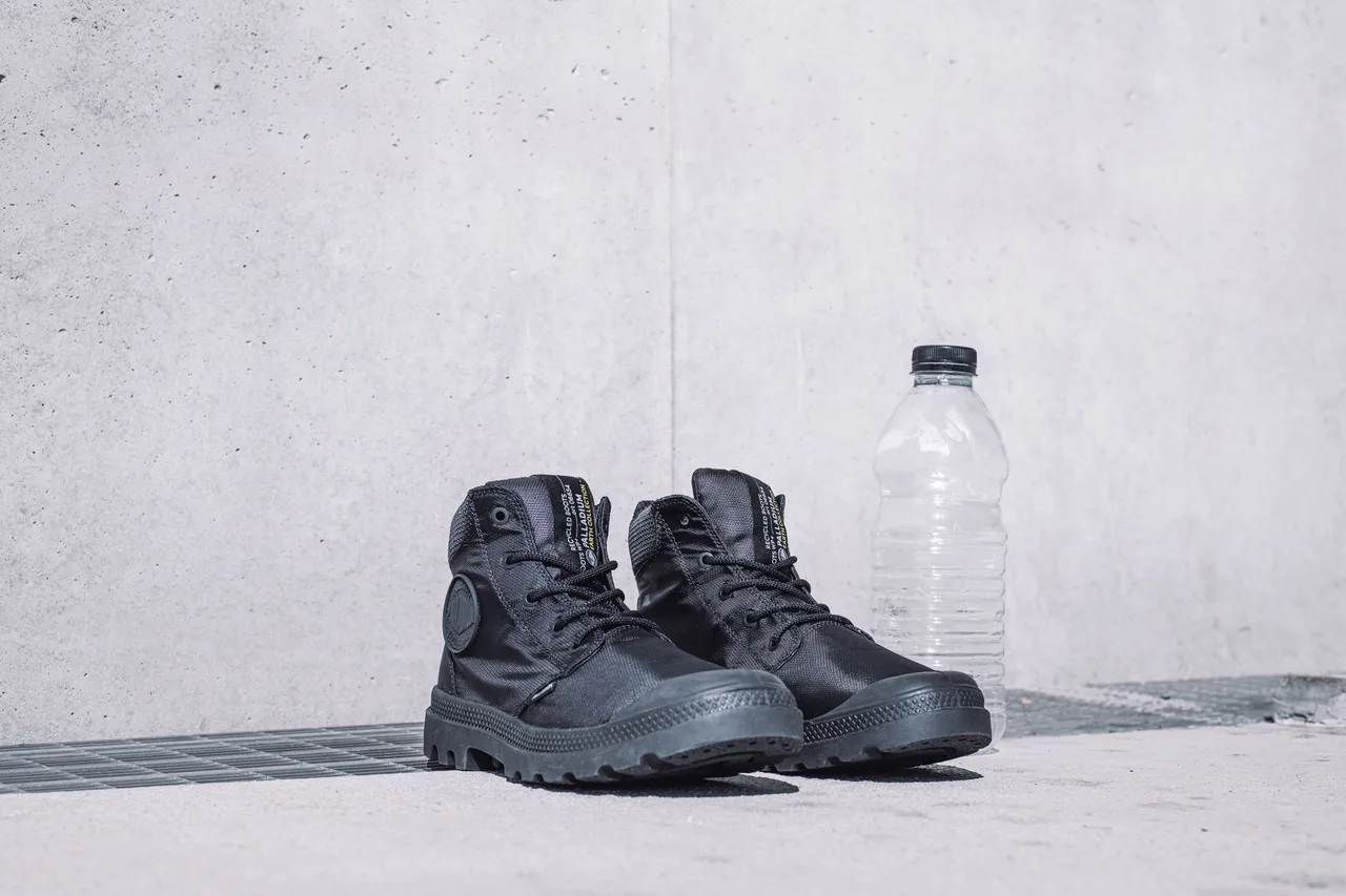 BST Palladium RECYCLED - thiết kế PAMPA CUFF màu đen