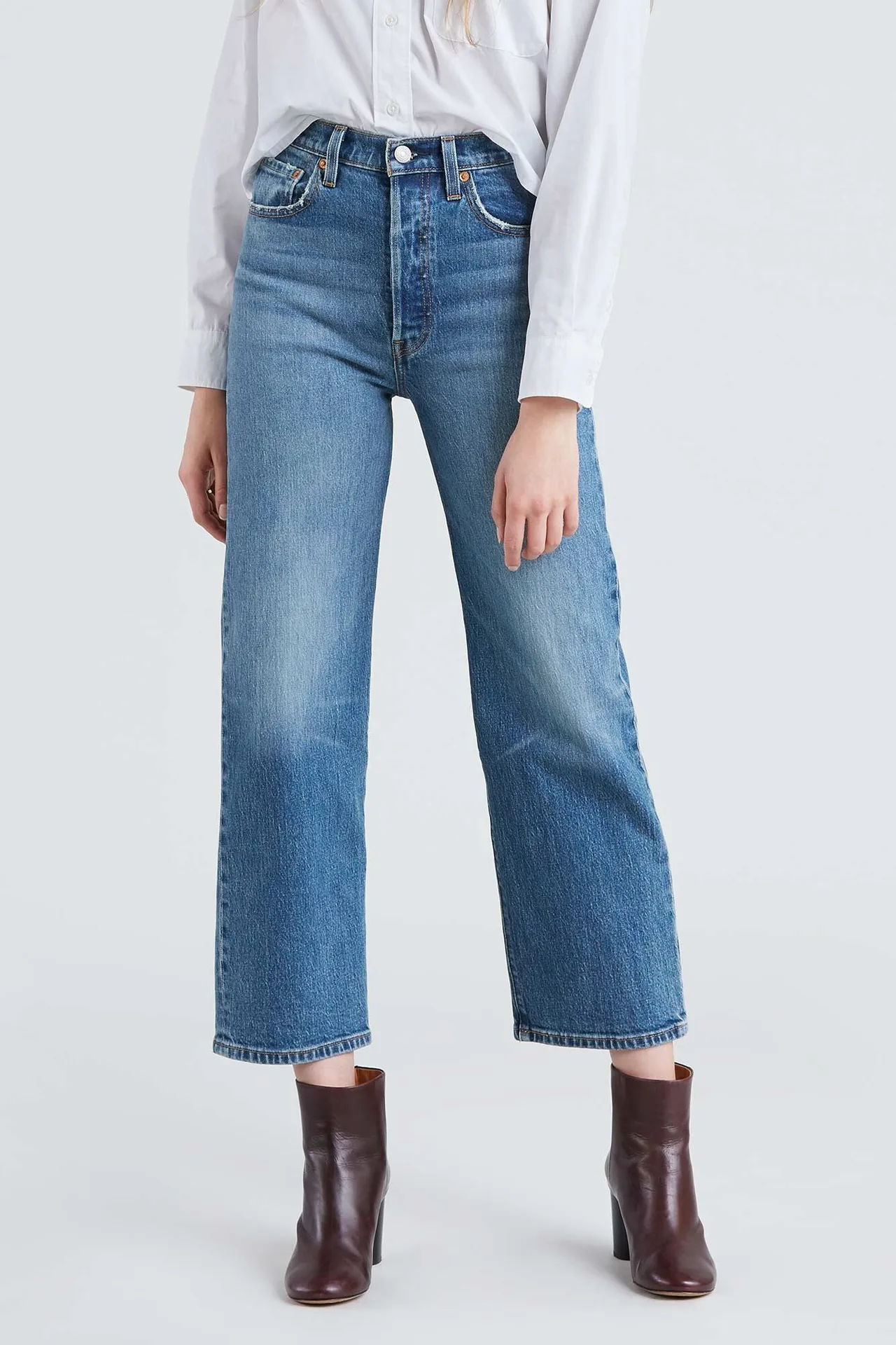 quần jeans ống rộng levi's