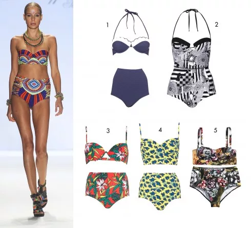 Người mẫu: Mara Hoffman 1.Topshop 2.Topshop 3.River Island 4.River Island 5.H&M