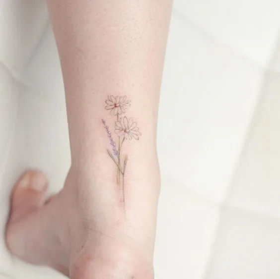 hình xăm cổ chân hình xăm cổ chân