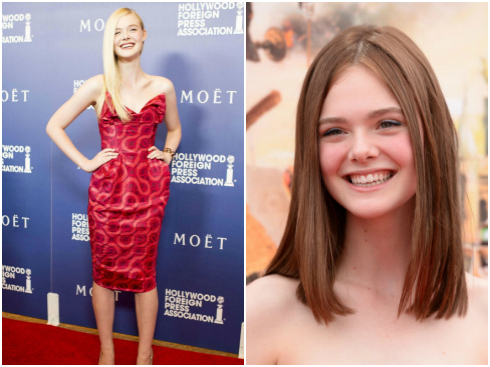 kiểu tóc Elle Fanning