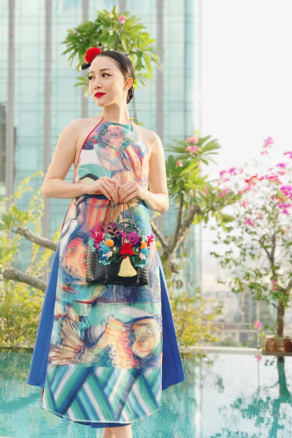 Trang phục truyền thống áo yếm 02 thời trang truyền thống áo yếm 02