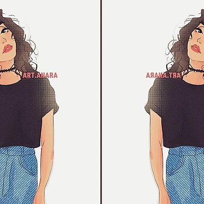 hai cô gái diện áo đen đeo choker
