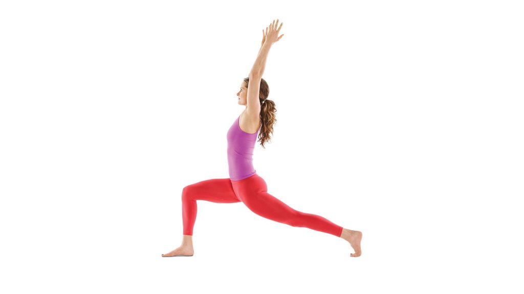 Bài tập cardio yoga Crescent Lunge Bài tập cardio yoga Crescent Lunge