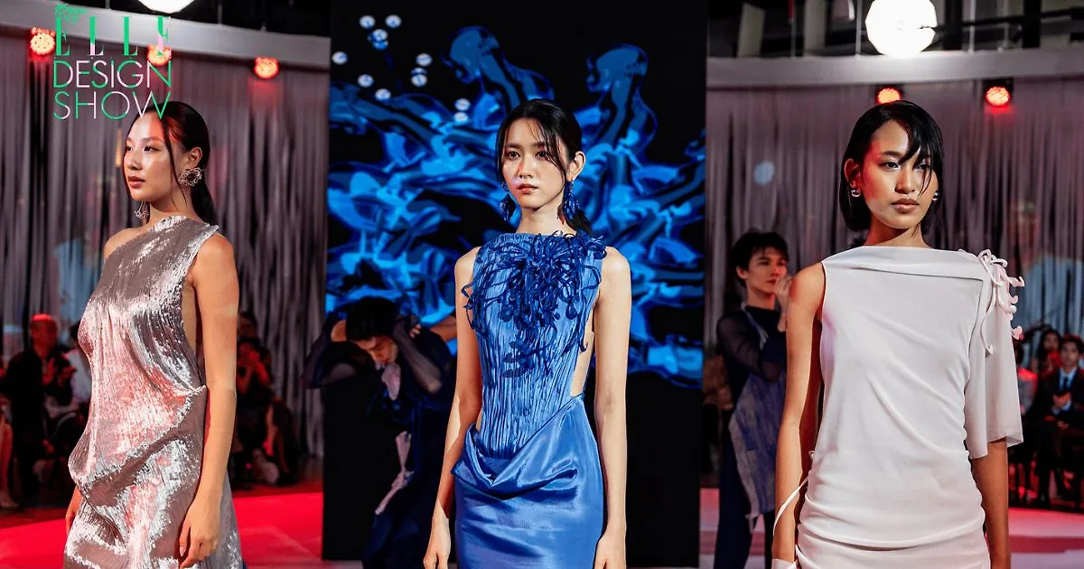 màn biểu diễn nghệ thuật đa tầng tại elle design show 2025